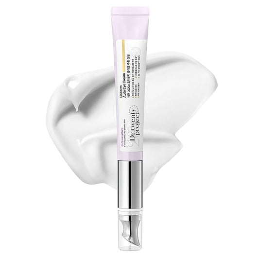 Collagen Lifting Eye Cream with Vibrating Massage Head for Wrinkles, Fine Lines, and Puffy Eye Bags-Under Eye Cream for Dark Circles and Anti-Aging, Korean Skin Care (20ml 0.67 fl oz)