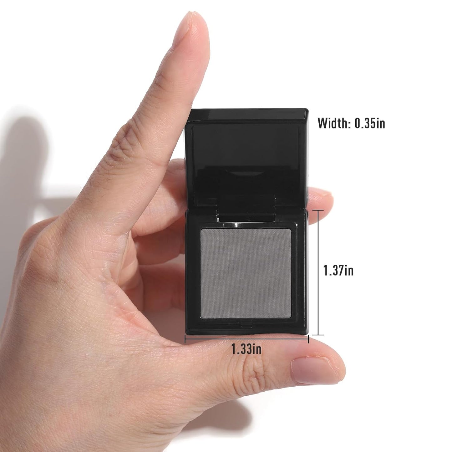 UCANBE Gray Single Eyeshadow Palette, Highly Pigmented Matte Eye Shadow Powder, Professional Long-Lasting Waterproof Makeup Palette