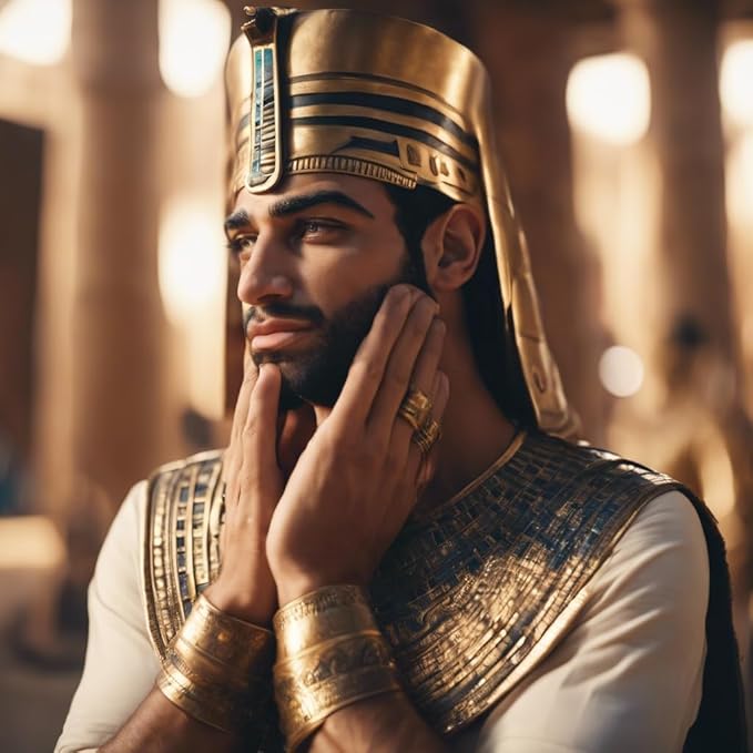 Pharoah - 100% Pure Moringa Oil blended with Leather, and Sweet Tobacco Essential oils and infused with Egyptian Ormus Gold - Pure Moringa Seed oil - Scent of The Nile - 1oz. (30 Ml)