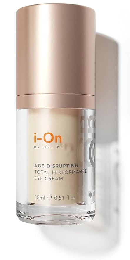 i-On Age Disrupting Total Performance Eye Cream - Targets Dark Circles, Puffiness & Wrinkles with DII® Technology | Brighten & Hydrate | Paraben & Cruelty Free (0.51 Fl Oz)