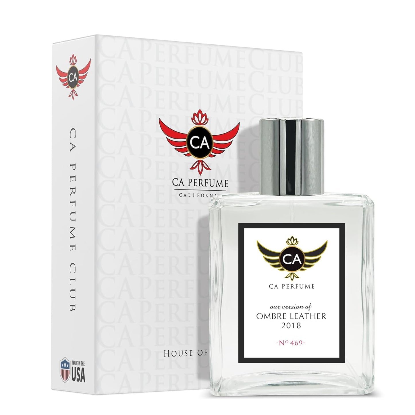 CA Perfume Impression of Ombre Leather 2018 For Women & Men Replica Fragrance Dupes Eau de Parfum Spray Bottle 3.4 Fl Oz/100ml-X1