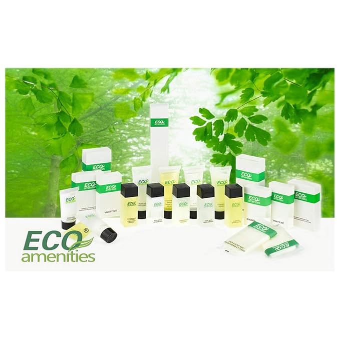 ECO AMENITIES Transparent Tube Flip Cap Individually Wrapped 30ml Body Lotion, 72 Tubes per Case by ECO Amenities