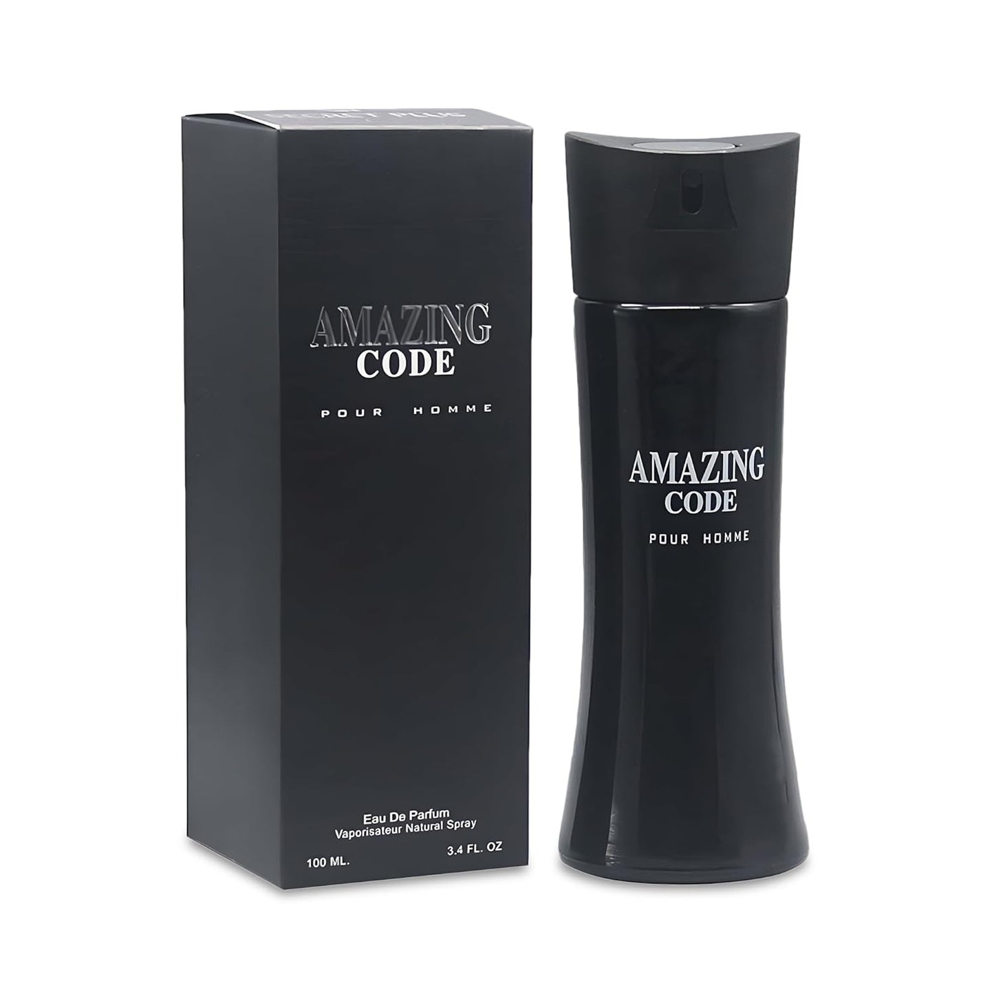 Amazing Code Men's Cologne,Bold Scent Eau de Toilette,3.4 Fl Oz Perfume for Men Every Day Used