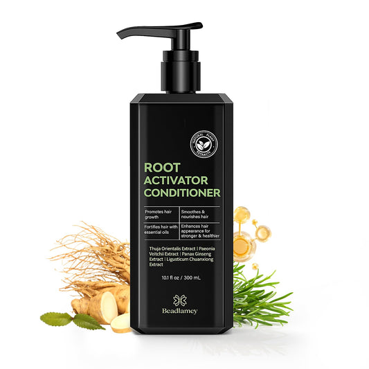 Root Activator Conditioner for Men and Women: Hair Growth Conditioner for Hair Loss and Thinning Hair - Smoothes, Nourishes & Fortifies Hair for Healthier Look- 10.1 fl oz / 300 mL