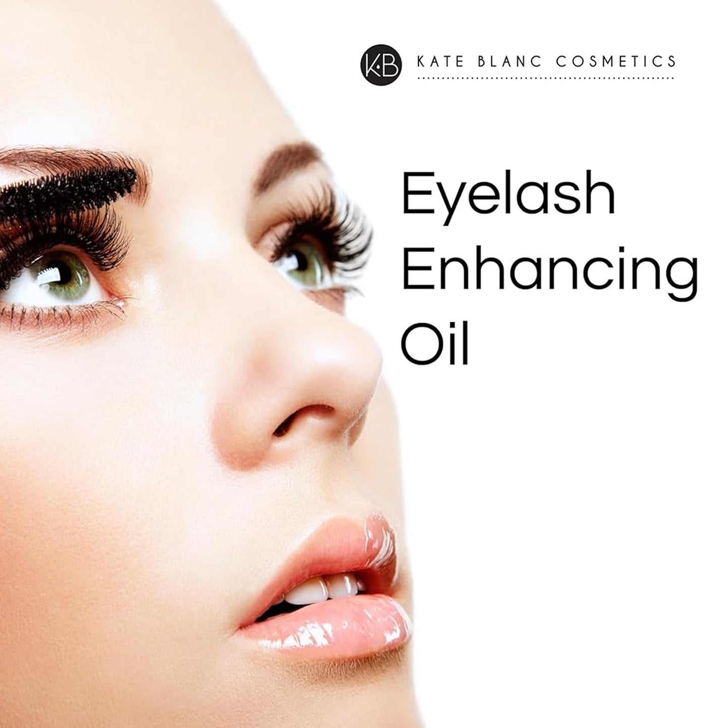 Kate Blanc Cosmetics Castor Oil Organic (4oz), 100% Pure, Cold Pressed, Hexane Free. Natural Oil for Hair, Eyelashes, Eyebrows. Skin Moisturizer with Starter Kit