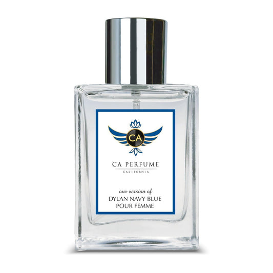 CA Perfume Impression of Dylan Navy Blue Pour Femme for Women Floral Fruity Fragrance Long Lasting Perfumes for Women Eau De Parfum 1.7 Fl Oz 50ml