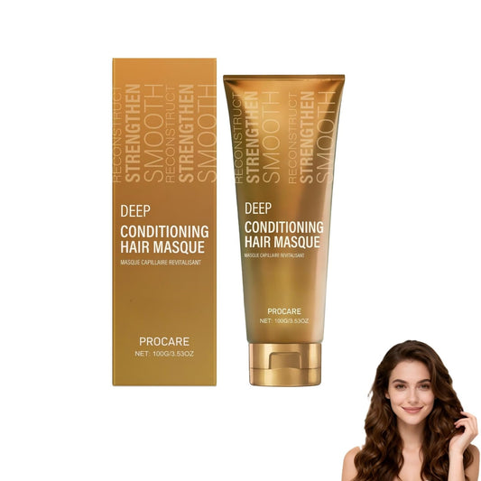 Keratin Hair Mask | Deep Conditioning Treatment for Damaged Hair 3.53OZ With Hydrolyzed Keratin & Smoothing Silicones | Frizz Control & Hydration for Dry, Curly, Straight, Fine, Thick Hair (1 PCS)