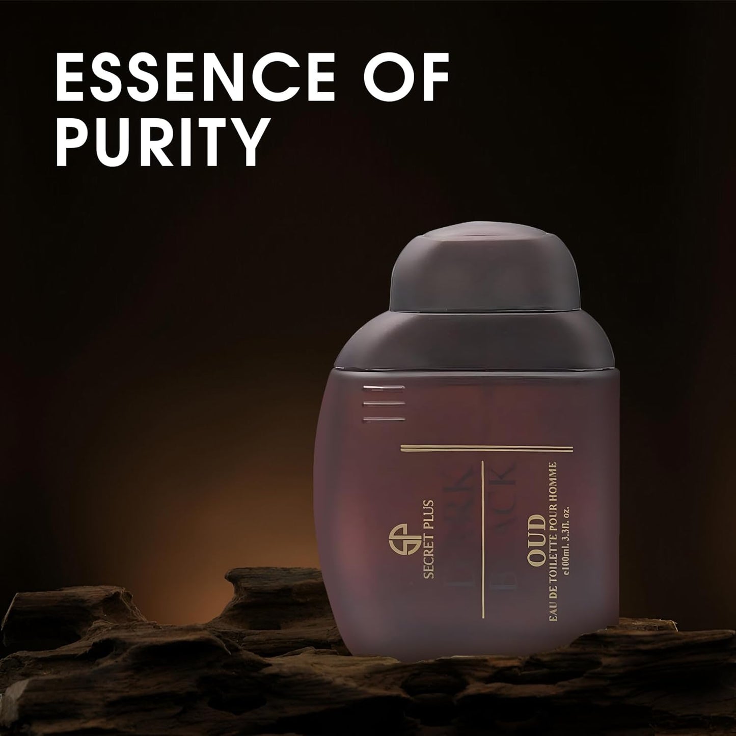 Men's Perfume Dark Black Oud –Intense & Mysterious Fragrance With Spicy, Woody, And Amber Notes–Long-Lasting,Bold Scent For Evening And Special Occasions