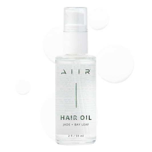 AIIR Jade Hair Oil - Treatment for Dry, Damaged or Curly, Frizzy Hair - Brilliant Shine and Moisture Lock, Hair Products for Women - 2 fl oz