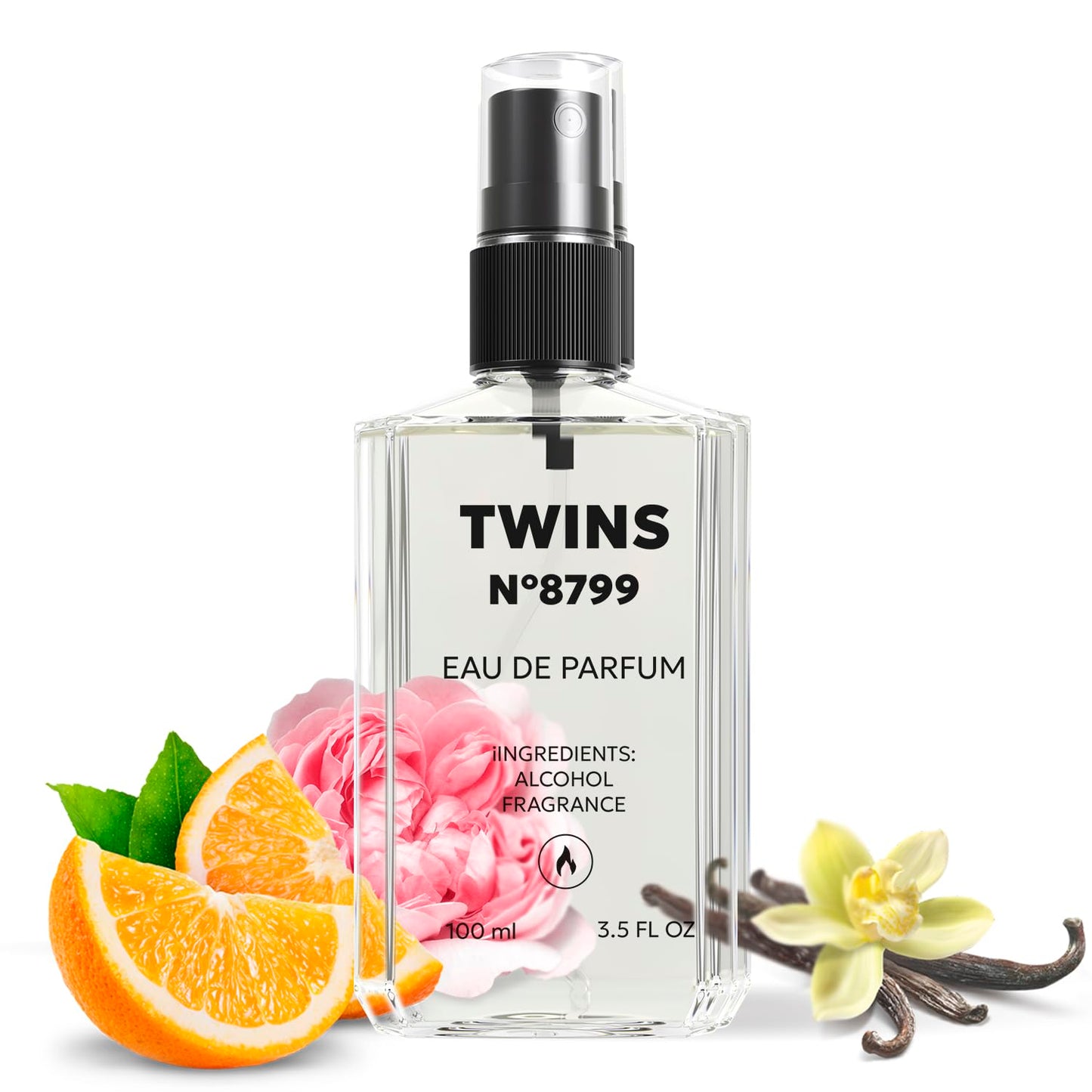 TWINS No.8799 | Perfume for Women Eau de Parfum | No.8799 | 3.4 Fl Oz / 100 ml