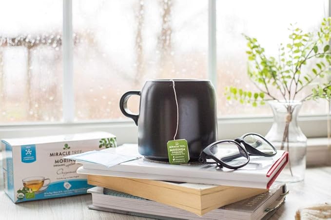 Miracle Tree - 3 Count of Organic Moringa Superfood Tea, 25 Individually Sealed Tea Bags, Original (Keto, Detox, Energy/Immunity Booster, Vegan, Gluten-Free, Organic, Non-GMO, Caffeine-Free)