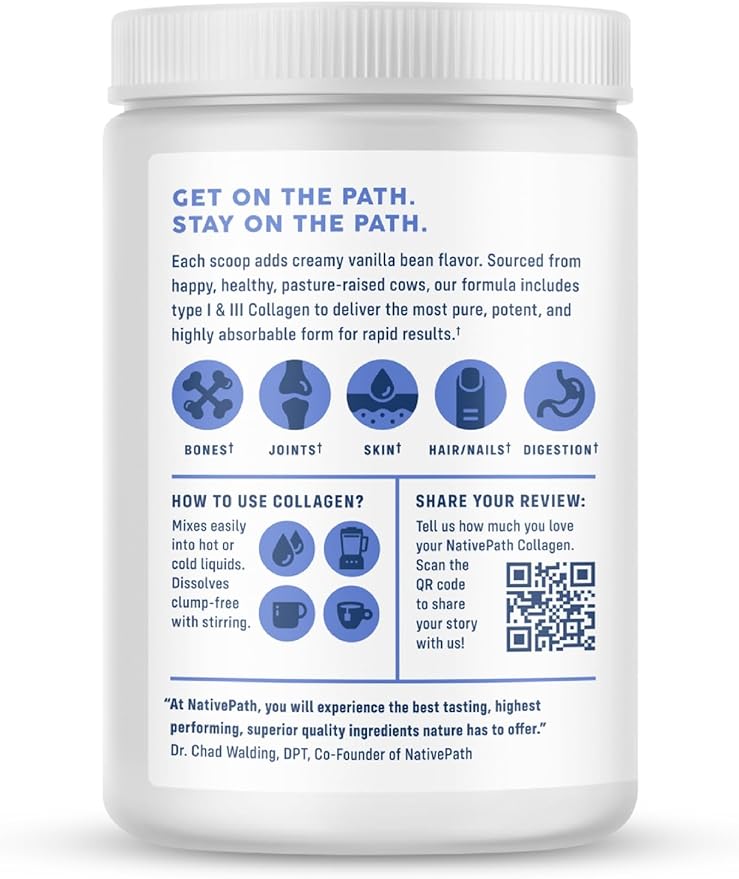 NativePath Collagen Peptides 1 & 3 Collagen. 228g)