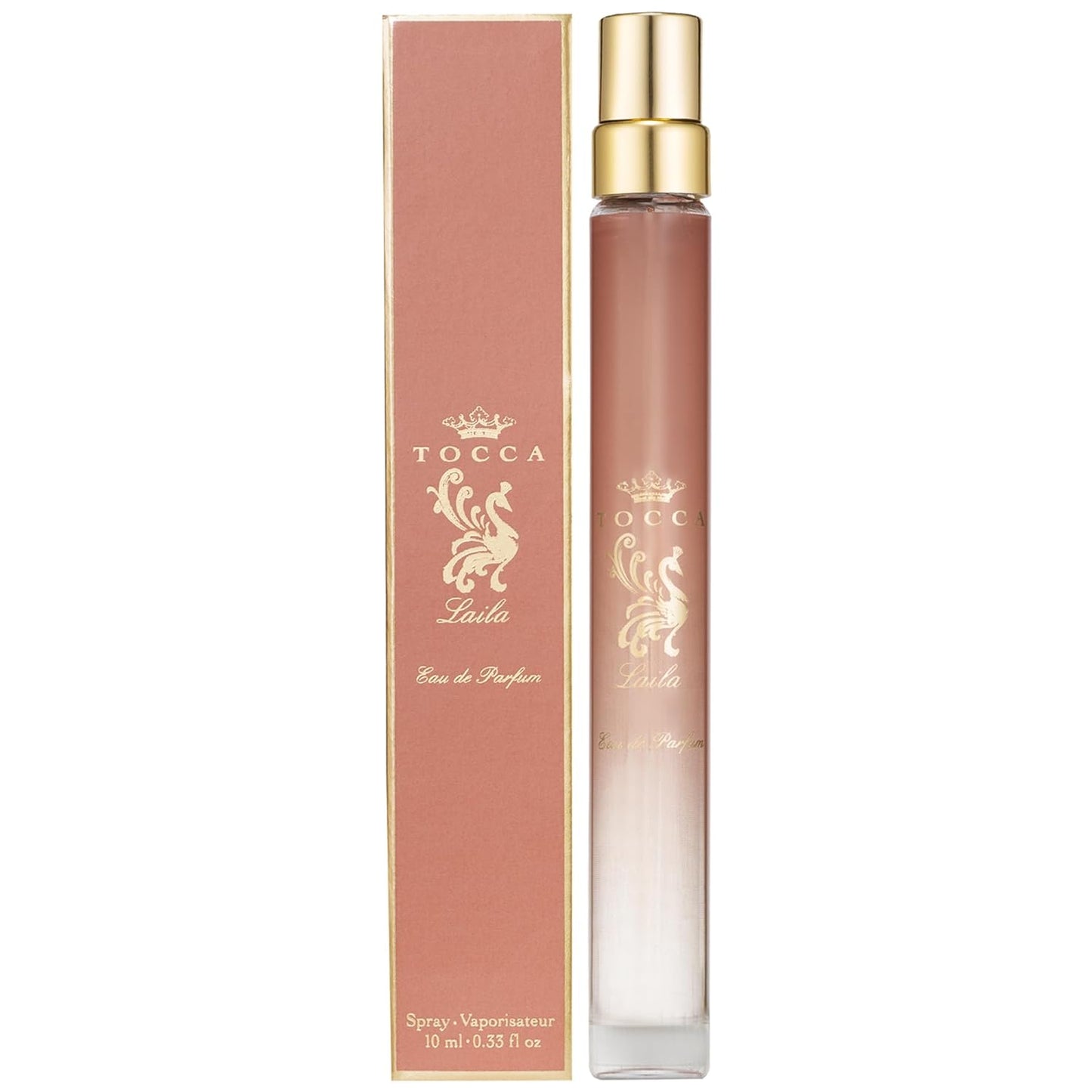 Tocca Laila Women's Perfume Travel Spray, 0.34 oz. (10 ml) - Bergamot, Vanilla & Amber, Sweet and Decadent Eau de Parfum