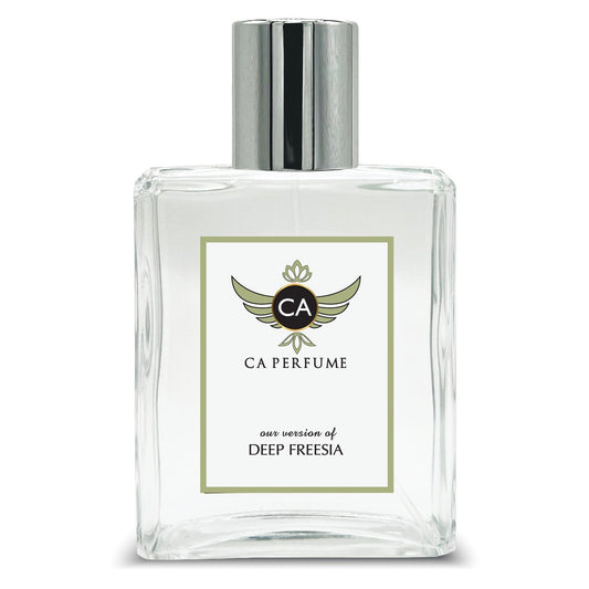 CA Perfume Impression of Deep Freesia for Women Eau De Parfum Floral Scent Long Lasting Perfumes for Women Signature Scent for Day and Night Wear 3.4 Fl Oz 100ml