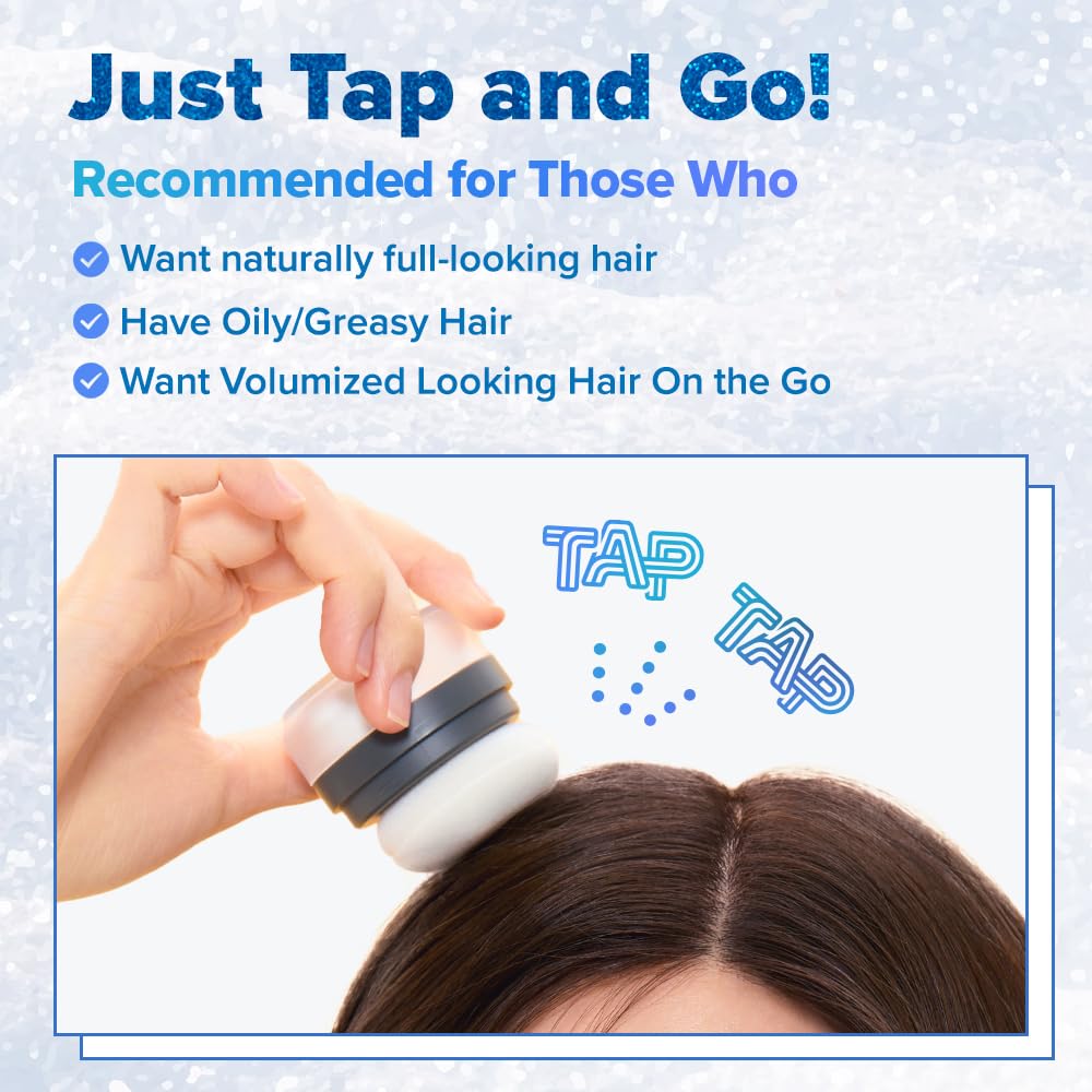 I DEW CARE Biotin Clarifying Dry Shampoo Limited Edition - Tap Secret Refill Set | With Black Ginseng, Non-aerosol, Formulated Without Benzene, Travel Size, Stocking Stuffers, Gift Set, 0.24 oz. x 2EA