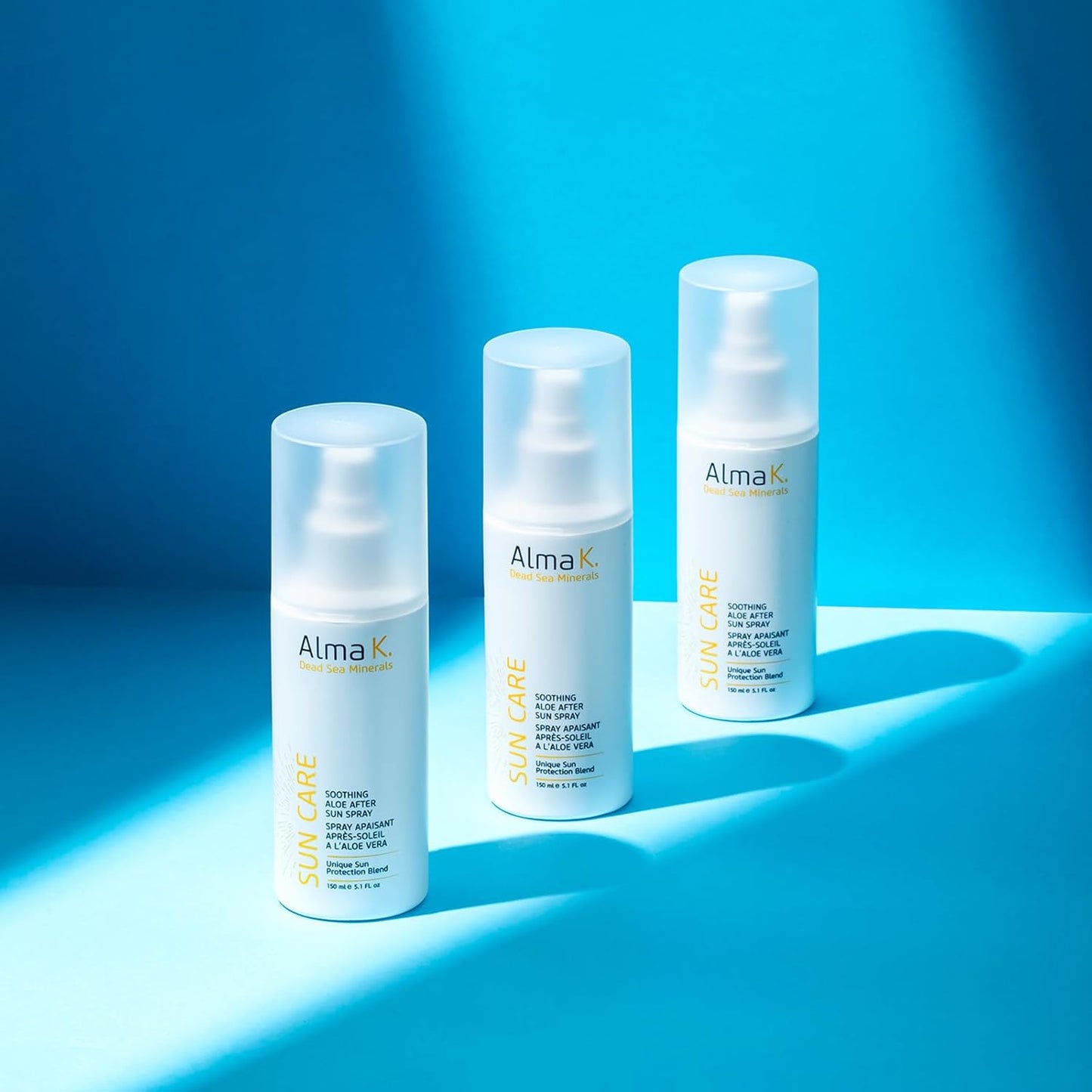 Alma K Soothing Aloe After Sun Spray - After Sun Care - Aloe Vera Gel, Dead Sea Minerals - Sunburn Relief - Vacation Essentials for Women - 5.1 oz