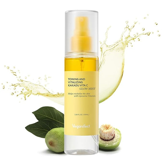 Vita C Mist, Glow Mist for Dewy Skin, Makeup Setting Spray for face, Korean Skin Care, Vegan, 3.38 Fl Oz