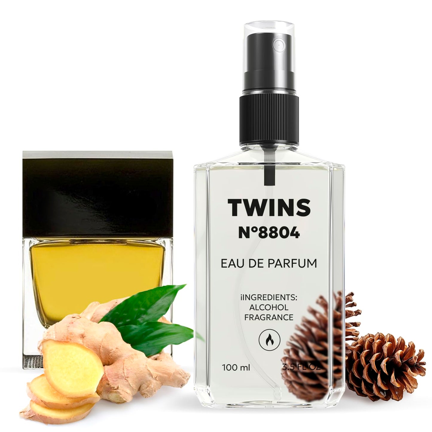 TWINS Impression of G. Pour Homme 2003 | Perfume for Men Eau de Parfum | No.8804 | 3.4 Fl Oz / 100 ml