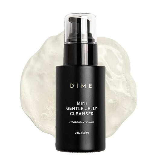 Dime Beauty Gentle Jelly Cleanser, Hydrating Facial Cleanser and Makeup Remover, Sensitive Skin Face Wash, Travel Size Face Wash 2 oz / 60 ml