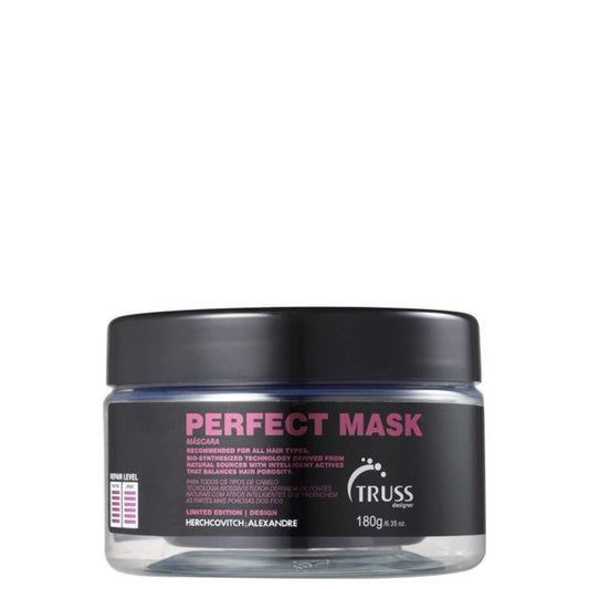 TRUSS Perfect Hair Mask with Collagen, Keratin & Hyaluronic Acid - Deep Conditioning Hair Treatment - Intense Moisture & Hydration - Repairs Fine, Thinning, Brittle, Dry Damaged Hair