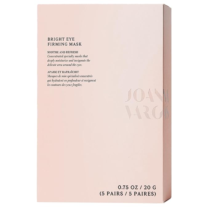 Joanna Vargas Bright Eye Under Eye Patches for Puffy Eyes and Dark Circles - Eye Puffiness Patches Firming Mask - Hydrating Under Eye Patches for Puffy Eyes