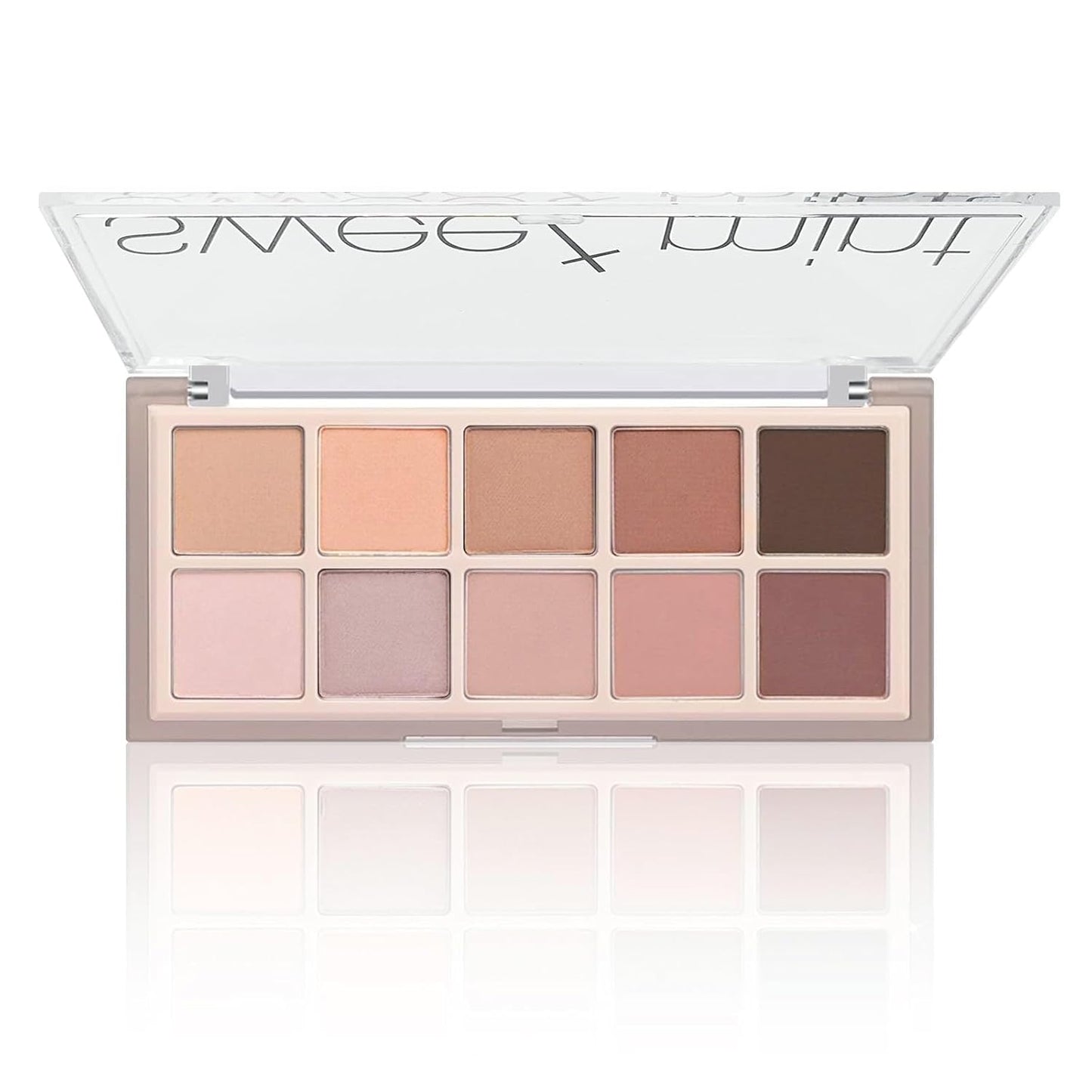 Go Ho 10 Colors Matte Eyeshadow Palette, Highly Pigmented, Blendable Shades, Waterproof, Cool/Warm-toned, 05