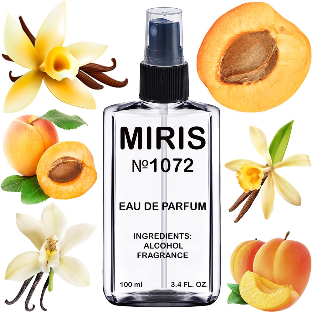 MIRIS No. 1072, Inspired by Sweet Vanilla, Long-Lasting Eau de Parfum for Women, Spray 3.4 Fl Oz / 100 ml