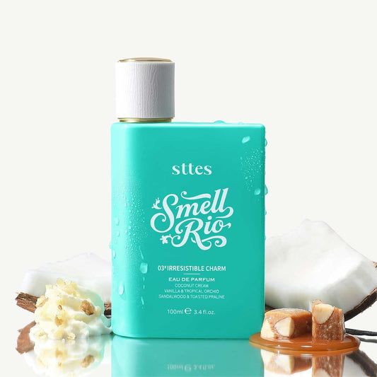 Sttes Perfume 03# (Original 309) Perfume for Women – Long-Lasting Hair Coconut, Vanilla & Toasted Praline Notes – Sweet Scentual Fragrance Eau de Parfum 100ml (3.4 fl oz) – Irresistible Charm