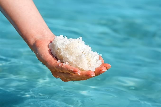 Dead Sea Salt – 18oz Travel Bag Dead Sea Mineral Salt for Bath, Spa, Shower –More Minerals Then Epsom-Pure and Natural Bath Salt for Foot Soak, Inflammation, Fine Salt Mined from Dead Sea