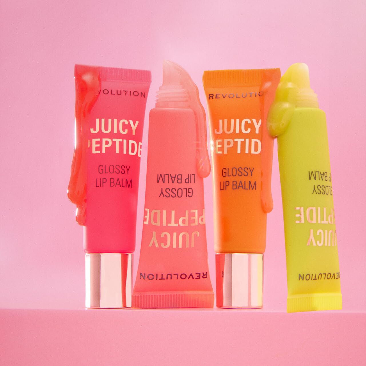 Revolution, Juicy Peptide Lip Balm, Hydrating & Nourishing Formula with Peptides, Squalane & Vitamin E, Vegan & Cruelty-Free, Mai Tai Pink, 0.27 fl oz