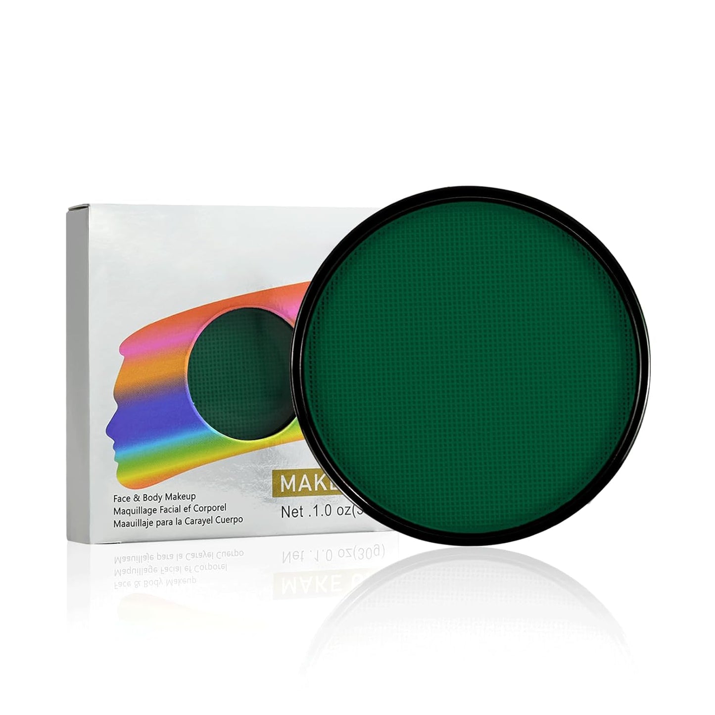 Green Face Paint, Water Based Facepaint, Non Toxic Green Body Paint, High Pigment Face Painting for Halloween, Easter, Themed Parties, Cosplay 1.06 Oz.