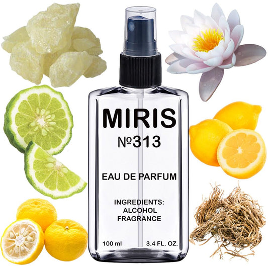 MIRIS No. 313, Inspired by L'Eau d'Isey Pour Homme, Long-Lasting Eau de Parfum for Men, Spray 3.4 Fl Oz / 100 ml