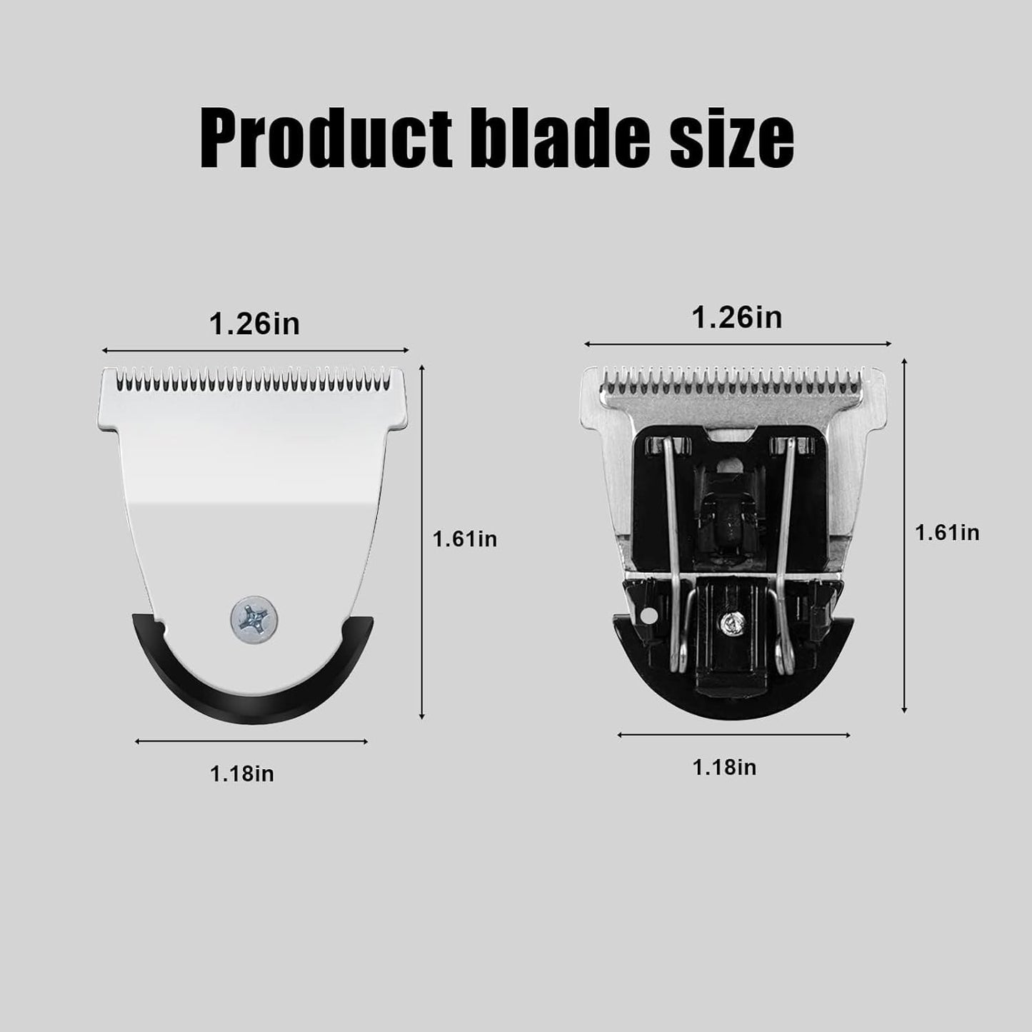 Mag Timmer Blade Replacement 2111 Blades Compatible with Wahl Sterling Mag Trimmers Blades,Fits Sterling Mag Trimmer 8841/8143 /8700/8779 and Beret 8841 Trimmer (Silver/3Pack)