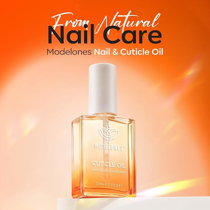 modelones Cuticle Remover Kit Cuticle Oil, Nail Strengthener with Jojoba Oil & Vitamin E