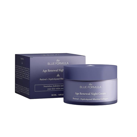 Retinol Youth Renewal Night Cream | Anti-Aging Retinol Moisturizer for Wrinkles and Fine Lines | Hydrating, Firming, and Smoothing Skin Care Treatment | Hydrolyzed Collagen 1.7 Fl Oz