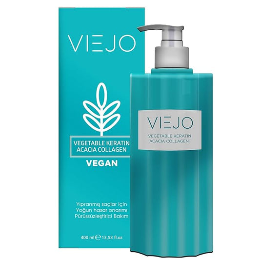Vegan Hair Keratin - Acacia Collagen - Straightening Care, Protects from External Factors, Nourishing, Repairing, Vitality and Shine