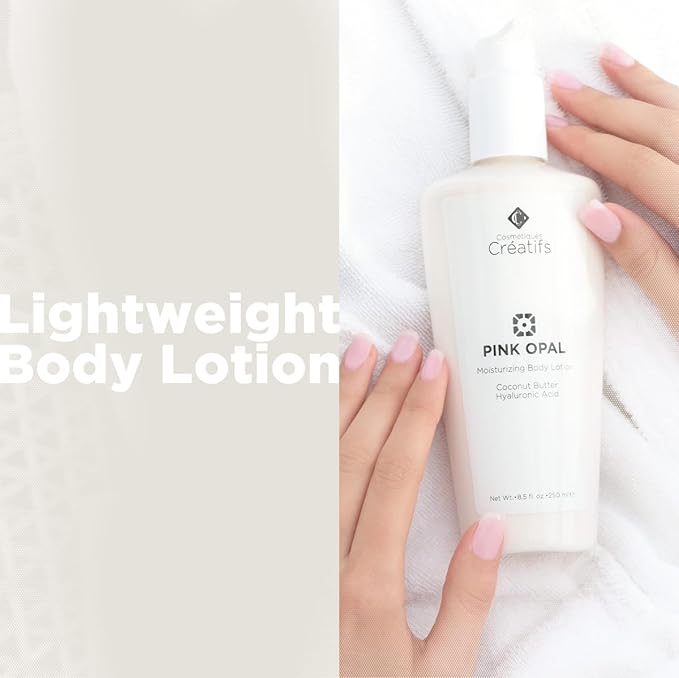 Pink Opal Moisturizing Body Lotion with Coconut Butter and Hyaluronic Acid, 8.5 fl. oz.