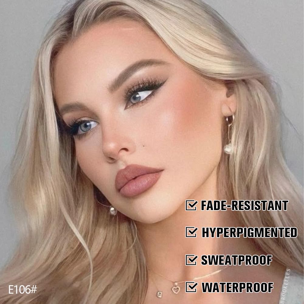 6Pcs Gray Brown Eyebrow Pencils for Women,Wooden Hard-Core Eyebrow Eyeliner Pencil,Sharpener Included,Long Lasting Waterproof Sweat-proof Create a Natural Eye Brow Makeup,Beginner Brow Pencil,Vegan