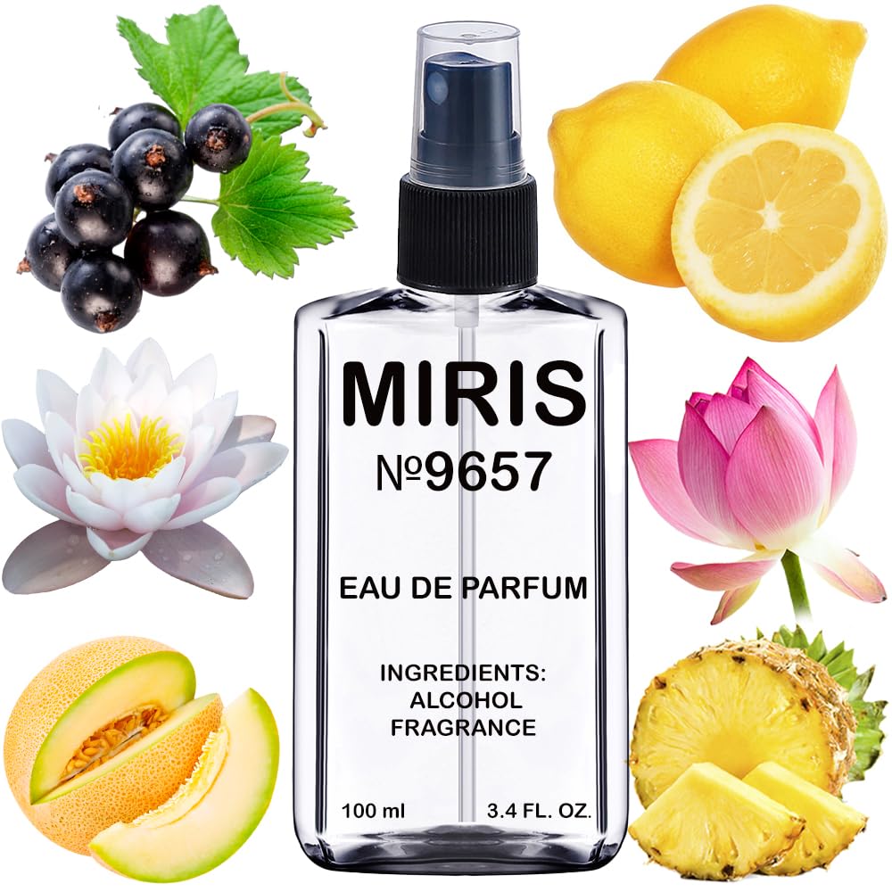 MIRIS No. 9657, Inspired by Cool Water, Long-Lasting Eau de Parfum for Women, Spray 3.4 Fl Oz / 100 ml