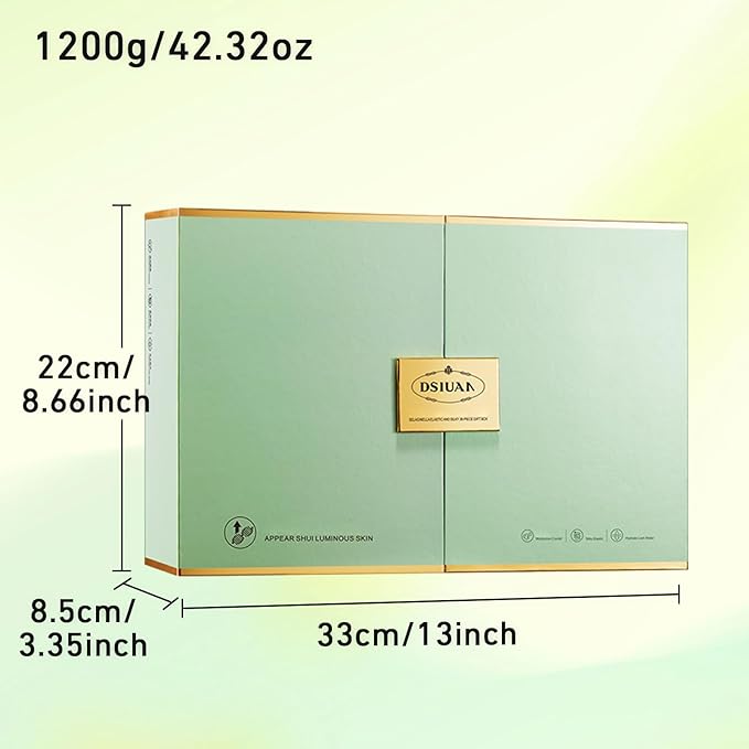 38 PCS Moisturizing Skin Care Set Gentle Skin | Complete Skincare Beauty Skin Care Kit Gift Sets & Kits with Cleanser, Toner, Lotion, Essence, Face Cream, Eye Cream for Women Girl Gifts