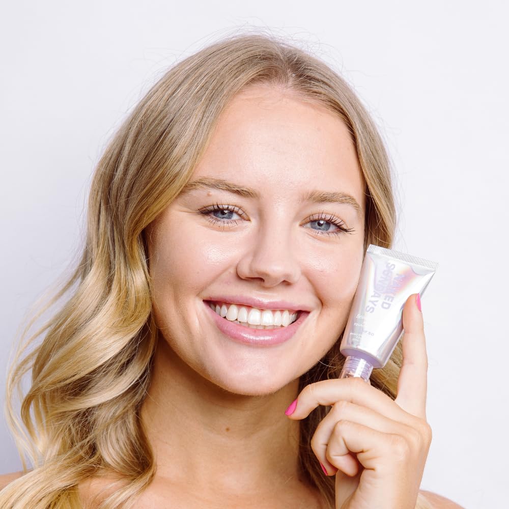 Naked Sundays BeautyScreen™ SPF 50 Mineral Peptide Foundation Tint – 2-in-1 Skin Tint & Mineral Sunscreen | Radiant, Buildable Coverage, Acne-Safe, Infused with Peptides (1.5 Fair Cool, 1.01 Oz)