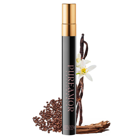 Pheromones Perfumes for Women, Amber Vanilla Perfume, Long Lasting Eau De Parfum, Premium Sent Blend Cologne for Men & Women, 0.41 fl.oz Travel Size Perfumes Spray