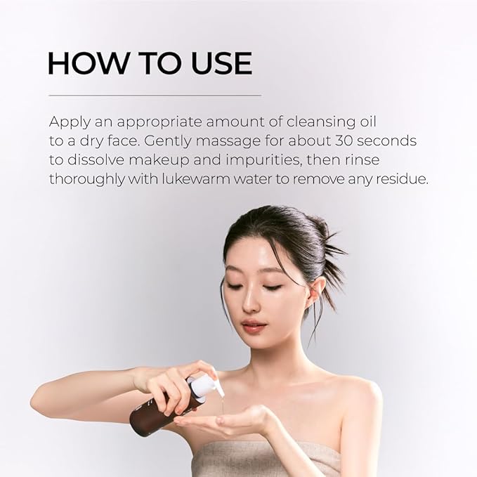 IZEZE Black Cumin NTP Bliss Cleansing Oil 6.76 fl.oz, 200ml | Waterproof Makeup Remover, Blackheads and Sebum Care, Deep Cleansing, Thymoquinone, Nigella Sativa Seed Oil For Skin Health