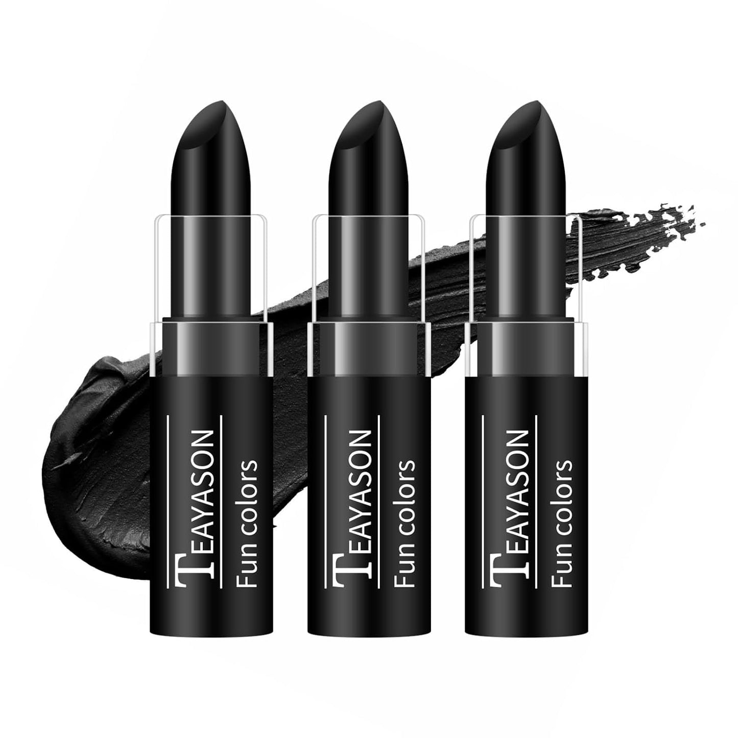 3Pcs Body Paint Eye Black Stick, Eyeblack Stick for Sports Baseball/Softball/Football Anti-Glare Outdoor Sports for Athletes Baseball Under Eye Black Body Paint Sweat-proof Easy to Apply