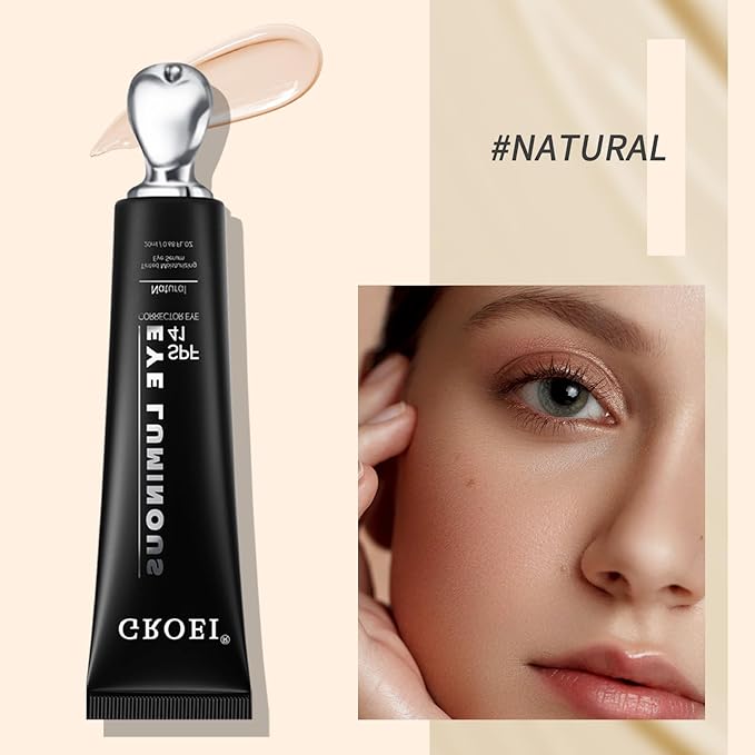 Luminous Eye Corrector Spf 41,Under Eye Corrector For Dark Circles,Undereye Sunscreen & Concealer, Hydrating Serum, Anti Aging Tinted E ye Cream with Peach Undertone (Mix, 40ml)