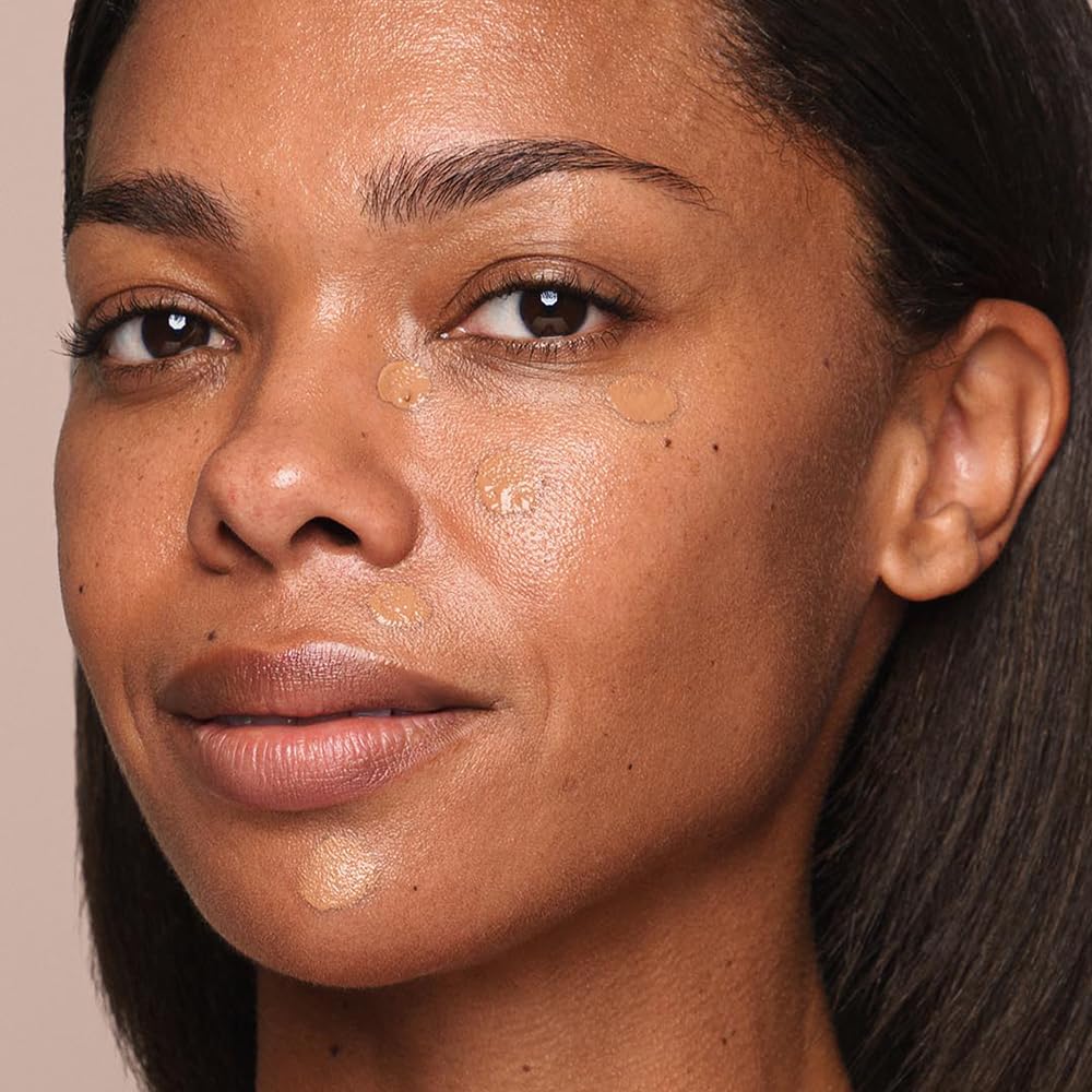 Jouer Essential High Coverage Liquid Concealer - Brightening Concealer - Color Corrector for Under Eye Dark Circles, Spot Coverage, and Eye Primer - Soft Matte Finish, DarkOchre