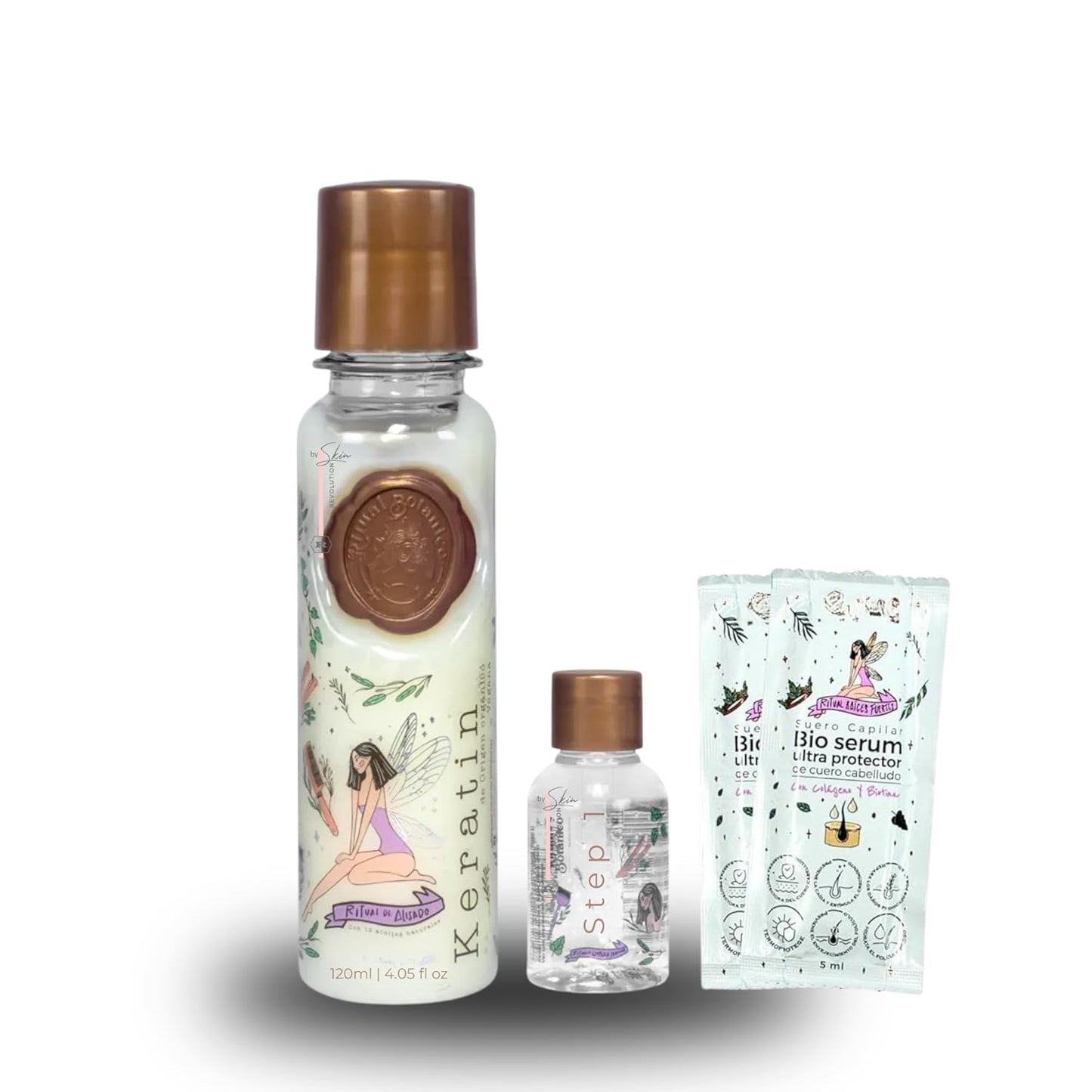 Aftercare for Ritual Botánico Keratina Orgánica | Treatment to Straighten, Repair and Relax Hair | All Natural, Organic & Vegan Ingredients | Product of Colombia | Keratin Small, 120ml/4.05 Fl Oz)