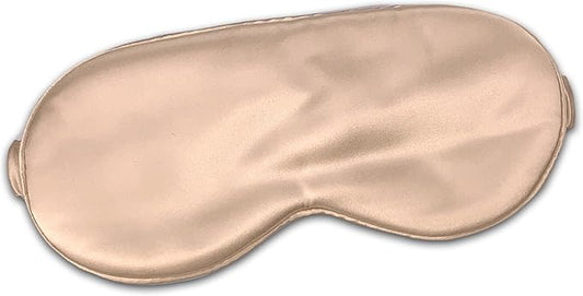CELESTIAL SILK 100% Silk Sleep Mask for Women with Silk Covered Elastic Strap, Eye Mask for Sleeping (One Size, Taupe)