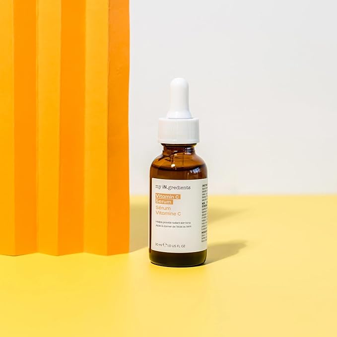 Masque Bar My Ingredients 12% Vitamin C Face Serum - Fades Age Spots, Pore Refining, Wrinkle Repair, Dark Circle Reduction, Hydrating, Even Skin Tone, Mineral Oil & Cruelty-Free Korean Skincare