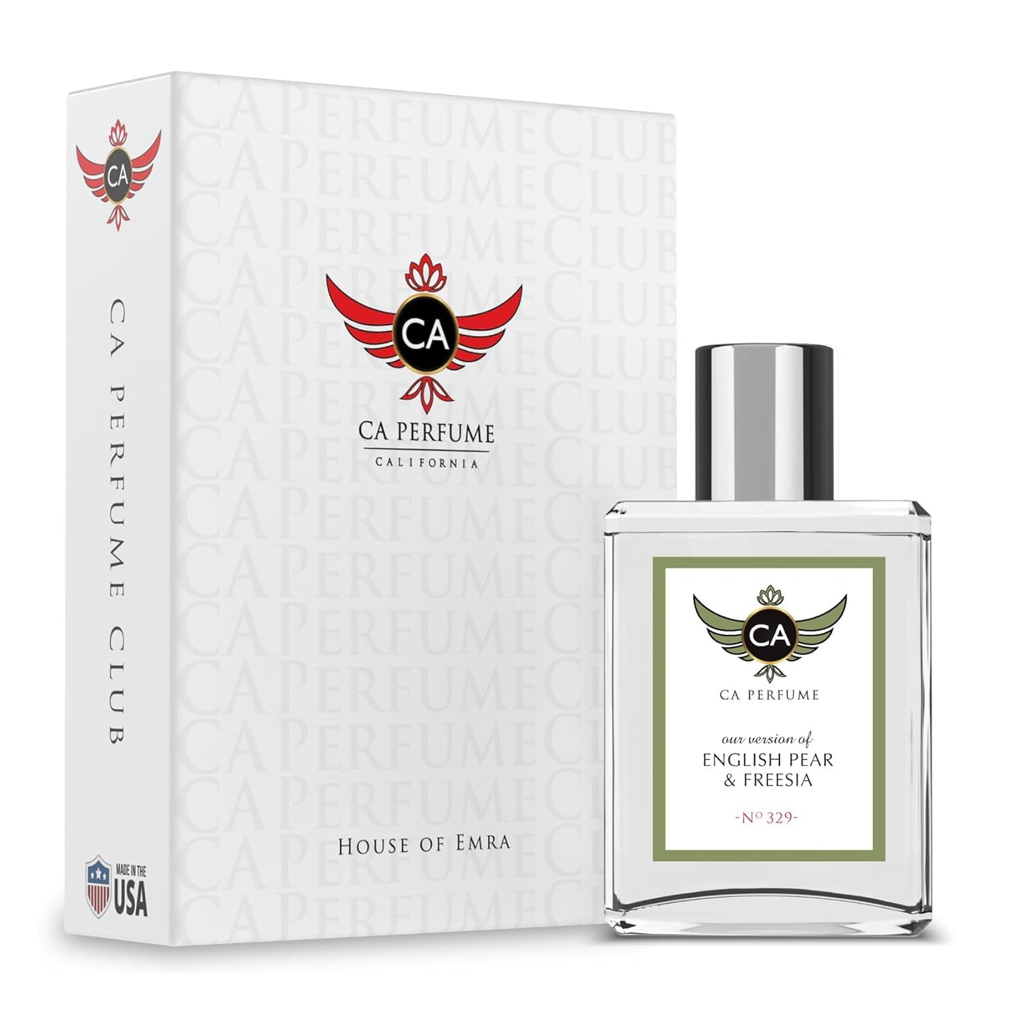 CA Perfume Impression of English Pear & Freesia for Women and Men Long Lasting Unisex Fragrance Eau De Parfum 1.7 Fl Oz 50ml